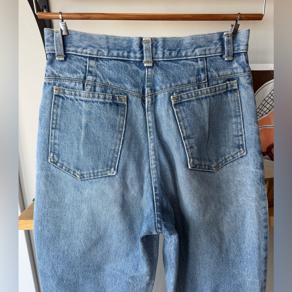 Vintage 80’s Forenza Light Stonewash High Rise Tapered Jeans Sz 26 - Picture 6 of 13
